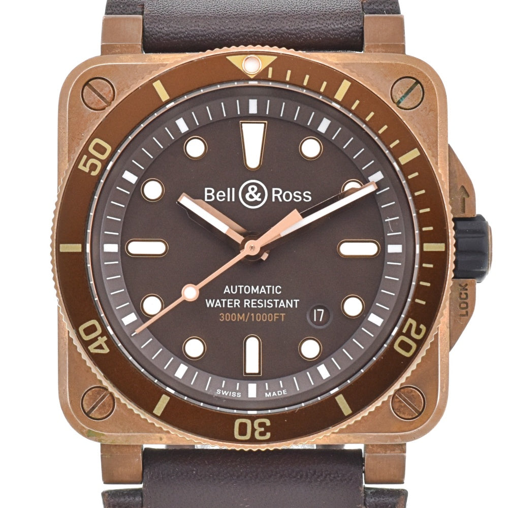 with paper Bell＆Ross Diver BR03-92-D-B Limited item Brown Dial Automatic Men's
 Watch M#143393