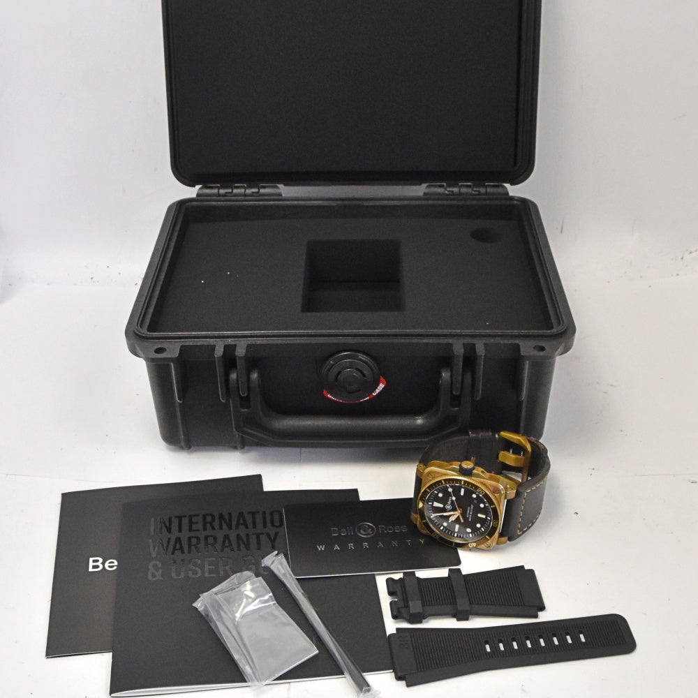with paper Bell＆Ross Diver BR03-92-D-B Limited item Brown Dial Automatic Men's
 Watch M#143393