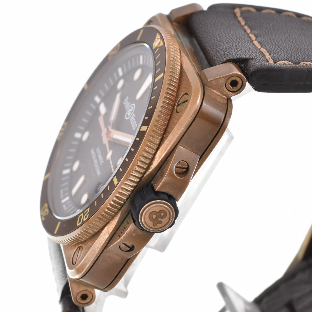 with paper Bell＆Ross Diver BR03-92-D-B Limited item Brown Dial Automatic Men's
 Watch M#143393