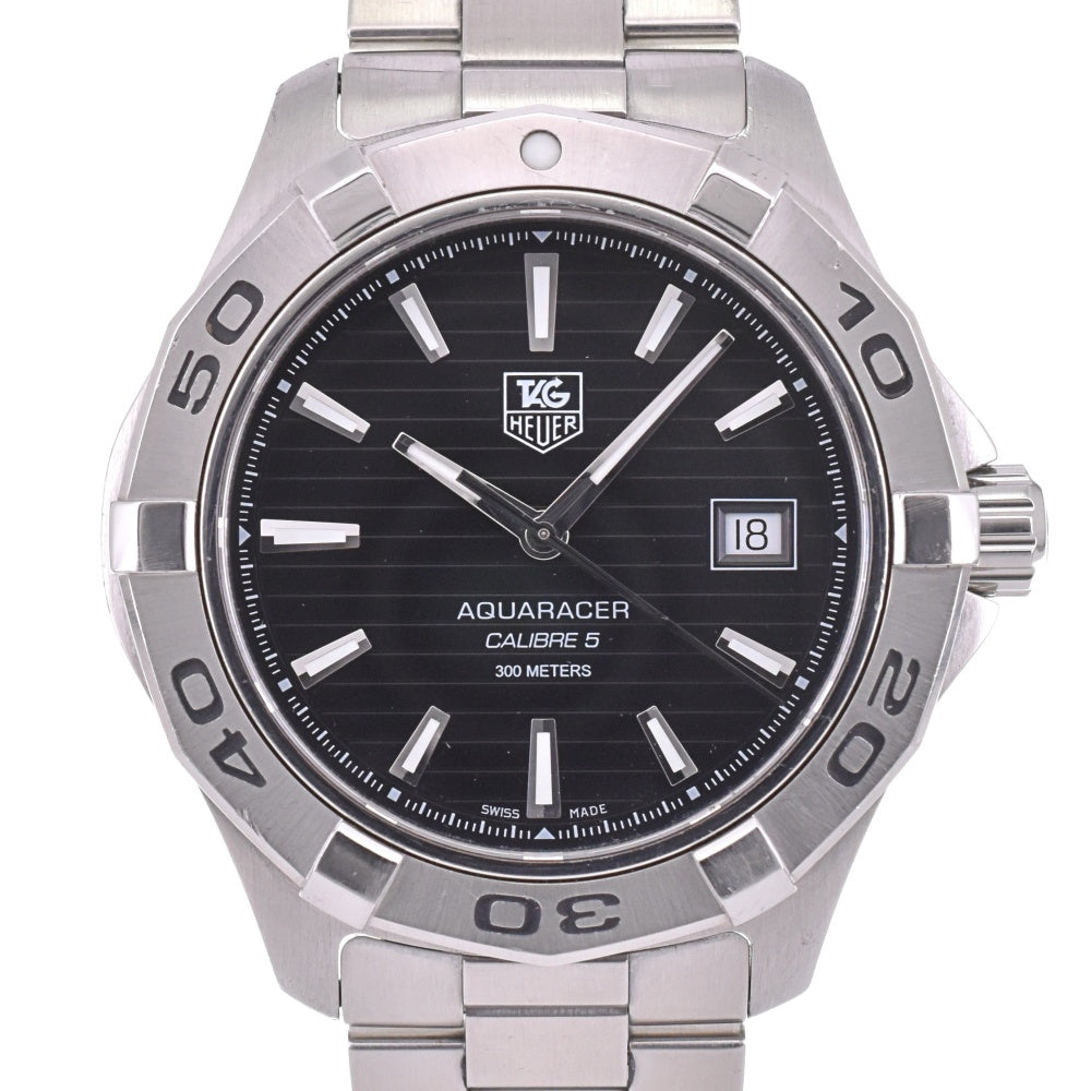 TAG HEUER Aqua racer WAP2010 Caliber 5 black Dial Automatic Men's
 Watch N#143397