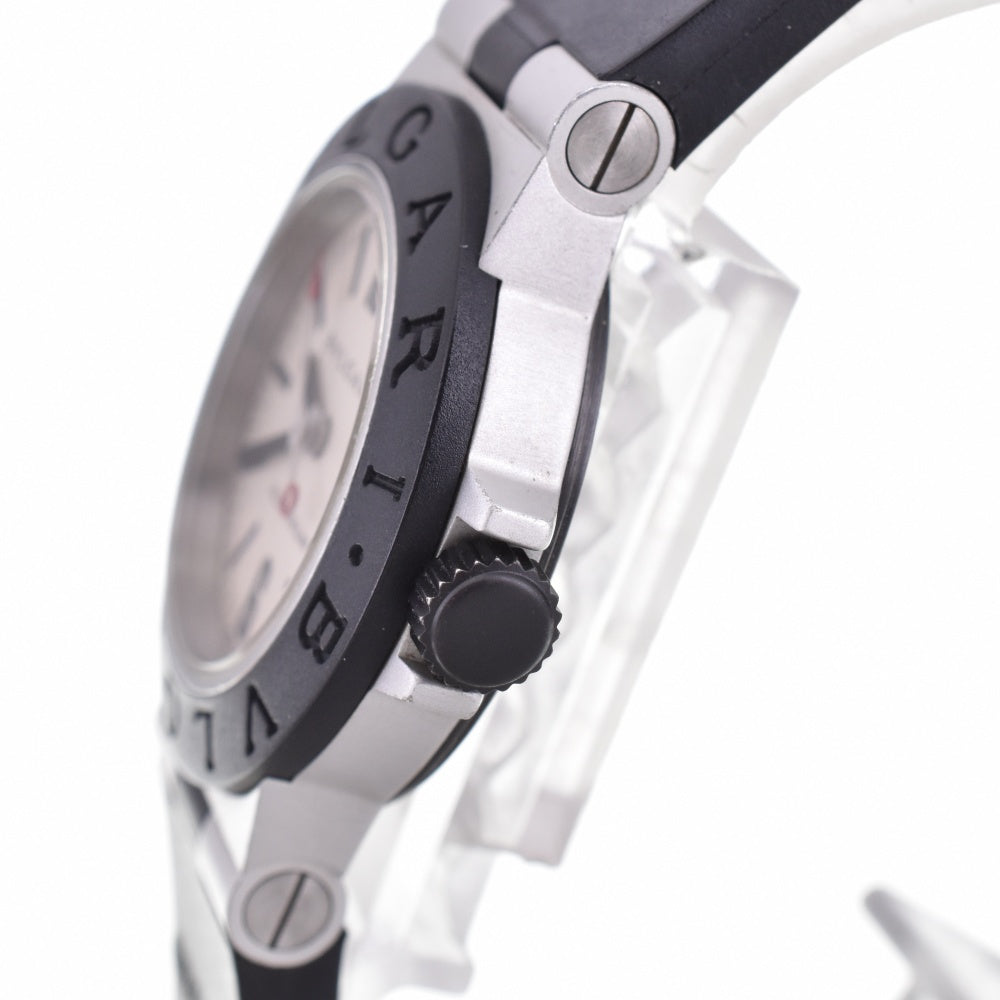 BVLGARI aluminum AL29A Date Silver Dial Quartz Ladies
 Watch N#143399