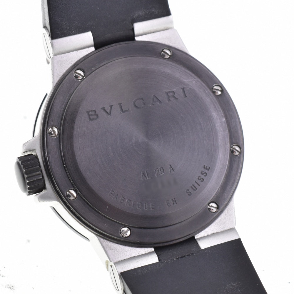 BVLGARI aluminum AL29A Date Silver Dial Quartz Ladies
 Watch N#143399