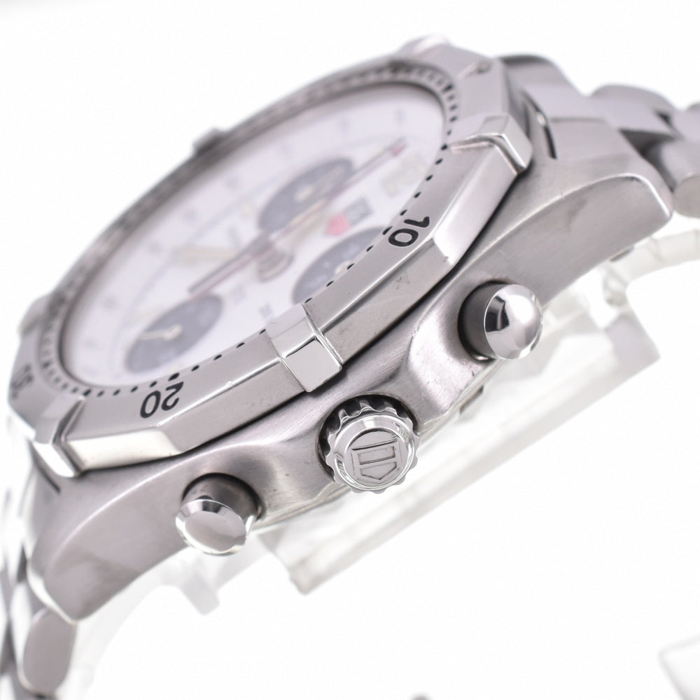 TAG HEUER Professional 2000 Series CK1111 Chronograph Date White / blue Dial Quartz Men's
 Watch O#143403