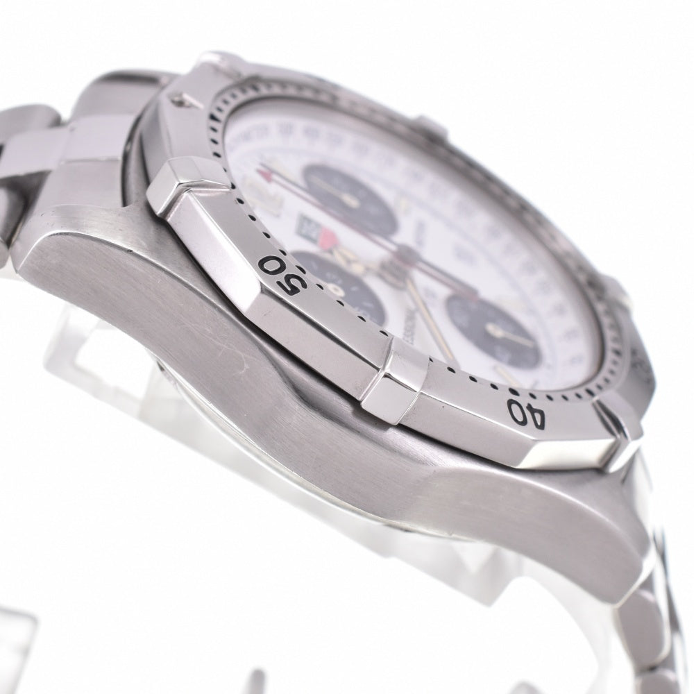 TAG HEUER Professional 2000 Series CK1111 Chronograph Date White / blue Dial Quartz Men's
 Watch O#143403