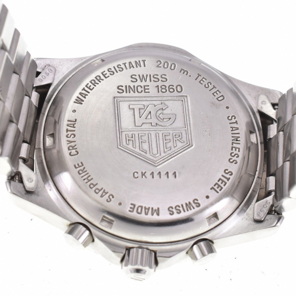 TAG HEUER Professional 2000 Series CK1111 Chronograph Date White / blue Dial Quartz Men's
 Watch O#143403