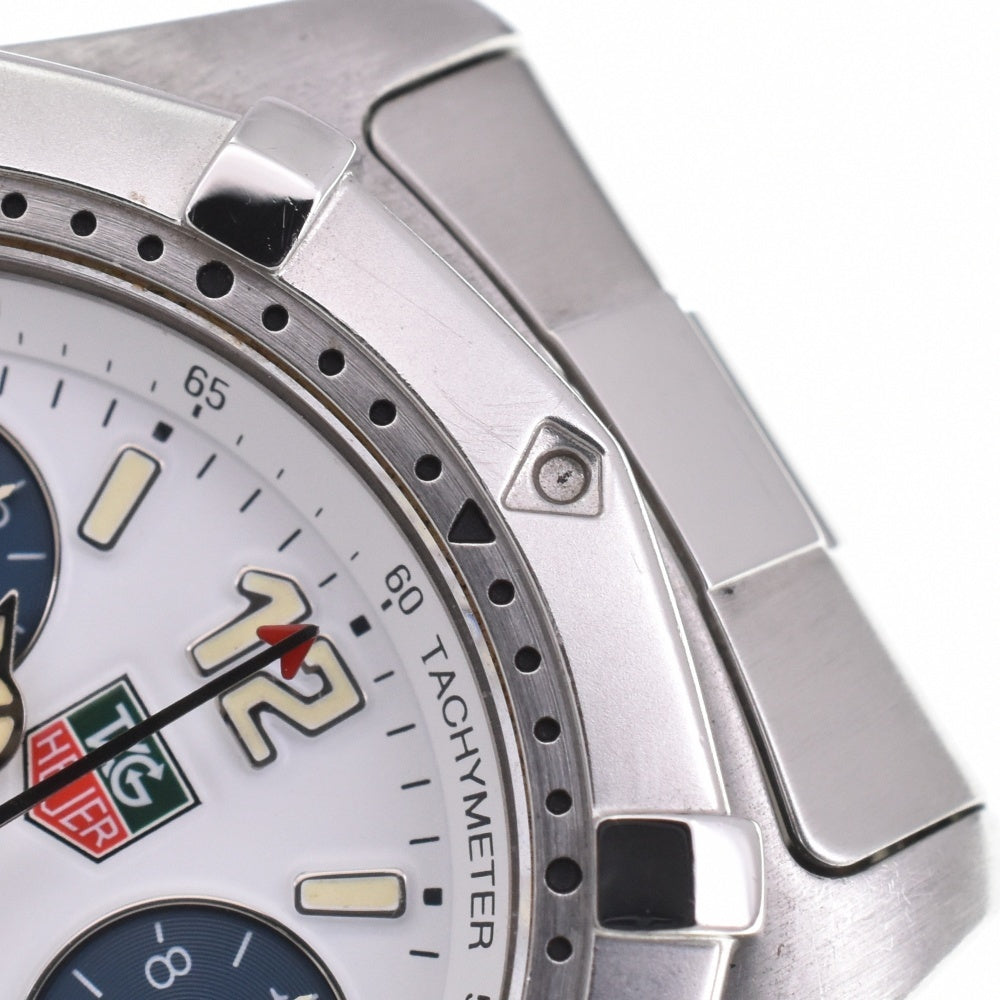 TAG HEUER Professional 2000 Series CK1111 Chronograph Date White / blue Dial Quartz Men's
 Watch O#143403