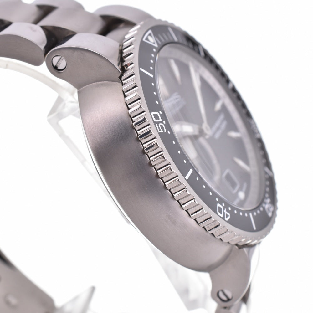 with paper ORIS Diver's Titanium 01 743 7638 7454 Small second date black Dial Automatic Men's
 Watch N#143406
