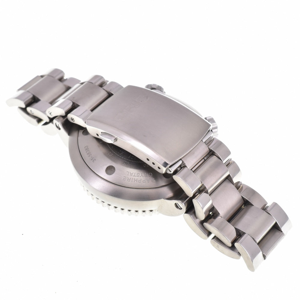 with paper ORIS Diver's Titanium 01 743 7638 7454 Small second date black Dial Automatic Men's
 Watch N#143406