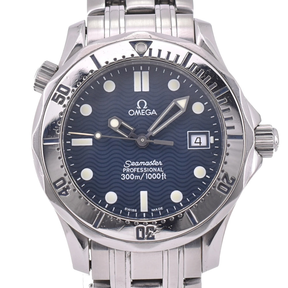 OMEGA Seamaster Professional 300M 2562.80 Date blue Dial Quartz Boy's
 Watch P#143407