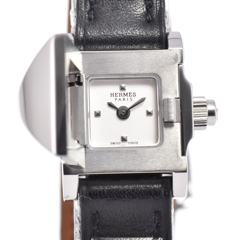 with paper HERMES Minimedore ME2.110 Silver Dial Quartz Ladies
 Watch H#143408