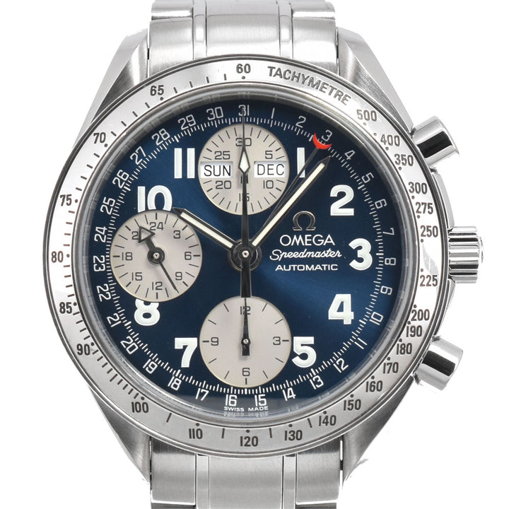 OMEGA Speedmaster 3523.81 Triple calendar Blue / Silver Dial Automatic Men's
 Watch O#143409