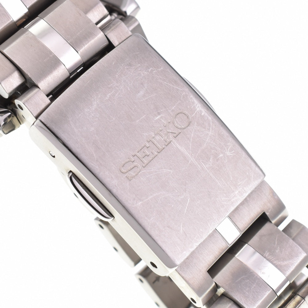 with paper SEIKO Astron SBXC001/5X53-0AB0 titanium Navy Dial GPS Solar Men's
 Watch O#143412