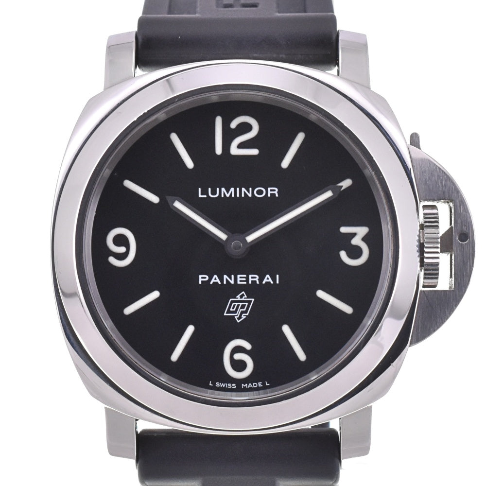 with paper PANERAI Luminor base logo PAM00000 black Dial Hand Winding Men's
 Watch N#143414