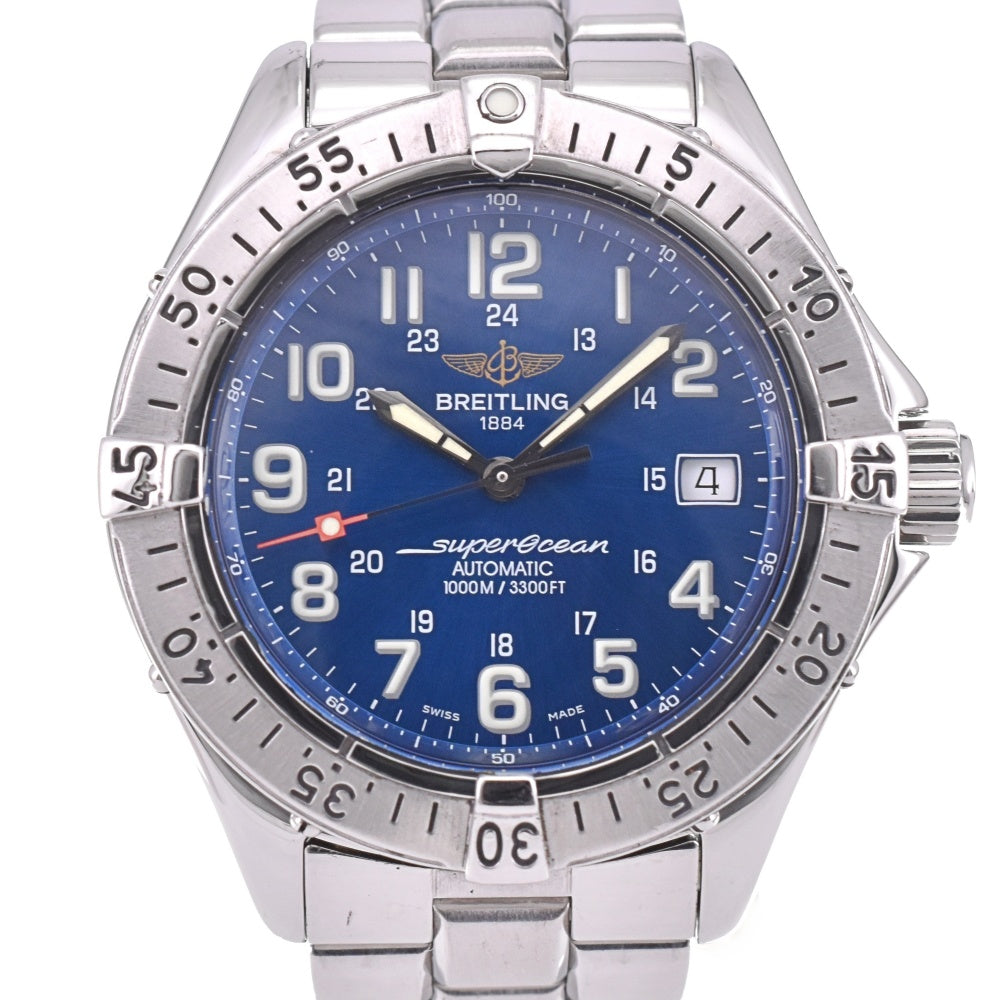 BREITLING Super Ocean A17340 Date blue Dial Automatic Men's
 Watch N#143416