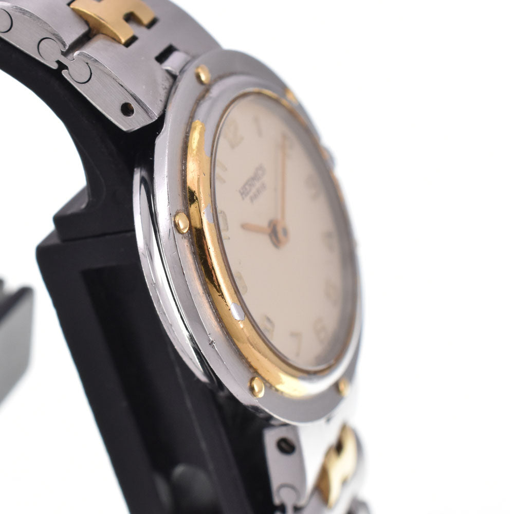 HERMES Olympia Stainless Steel/Gold Plated Ivory Dial Quartz Ladies
 Watch B#143417