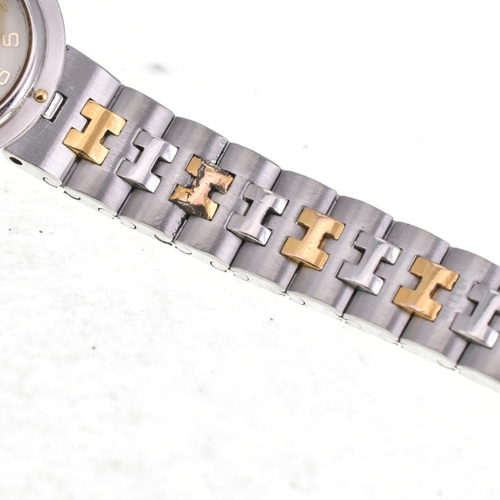 HERMES Olympia Stainless Steel/Gold Plated Ivory Dial Quartz Ladies
 Watch B#143417