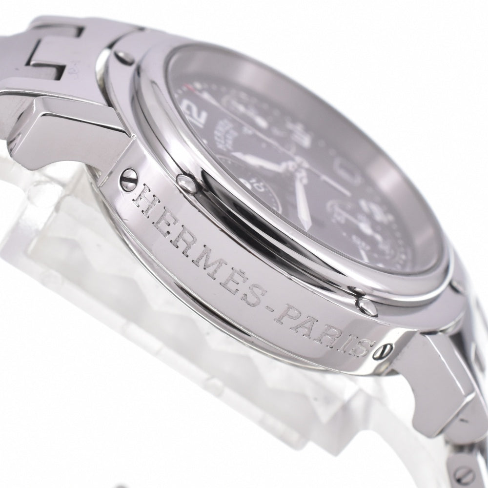 HERMES Clipper CL1.310 Chronograph Date black Dial Quartz Ladies
 Watch N#143419
