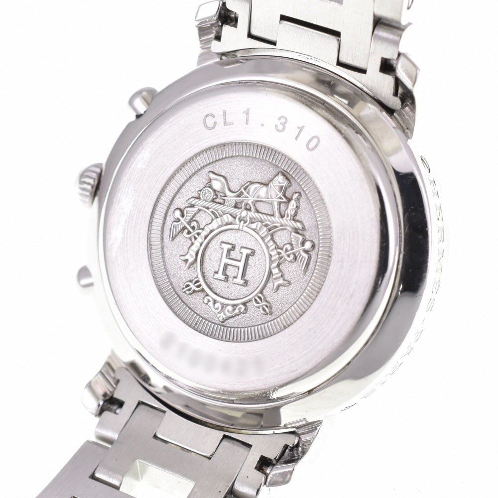 HERMES Clipper CL1.310 Chronograph Date black Dial Quartz Ladies
 Watch N#143419