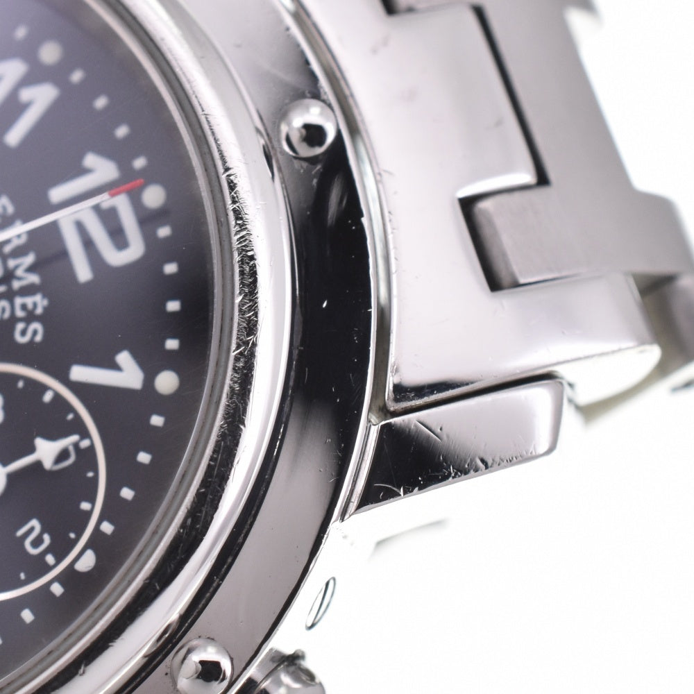 HERMES Clipper CL1.310 Chronograph Date black Dial Quartz Ladies
 Watch N#143419