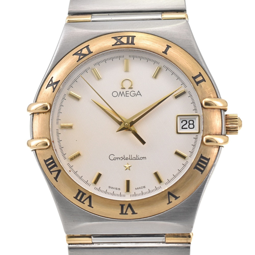 with paper OMEGA Constellation 1312.30 Stainless Steel/K18YG Silver Dial Quartz Men's
 Watch O#143424