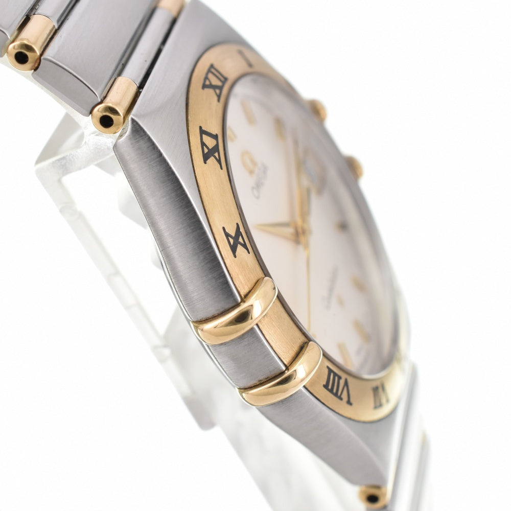 with paper OMEGA Constellation 1312.30 Stainless Steel/K18YG Silver Dial Quartz Men's
 Watch O#143424