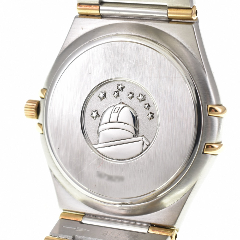 with paper OMEGA Constellation 1312.30 Stainless Steel/K18YG Silver Dial Quartz Men's
 Watch O#143424