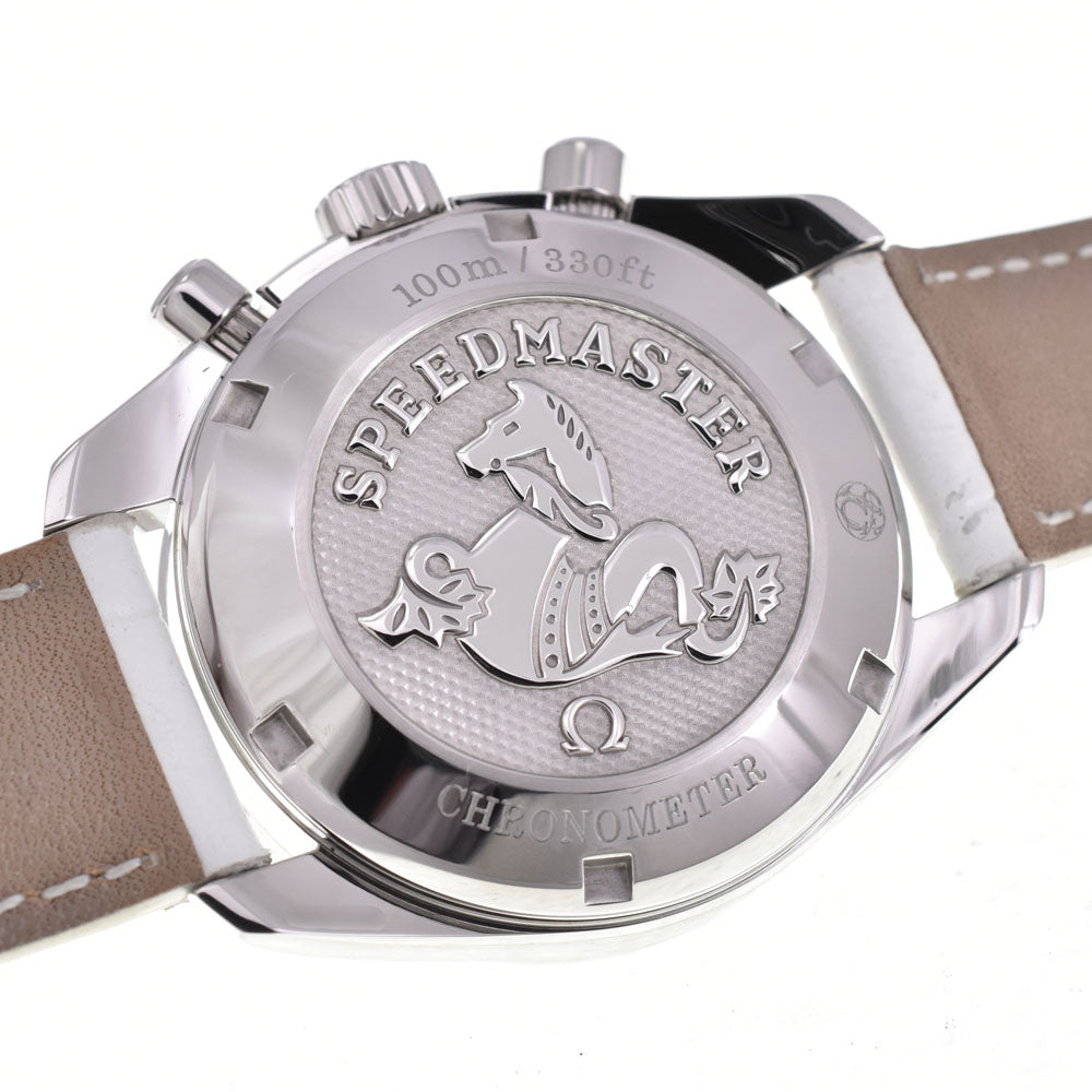 with paper OMEGA Speedmaster 324.33.38.40.04.001 white Dial Automatic Ladies
 Watch Q#143426