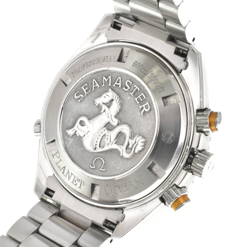 OMEGA Seamaster Planet Ocean 2218.50 Chronograph Date black Dial Automatic Men's
 Watch O#143427