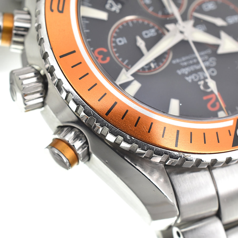 OMEGA Seamaster Planet Ocean 2218.50 Chronograph Date black Dial Automatic Men's
 Watch O#143427