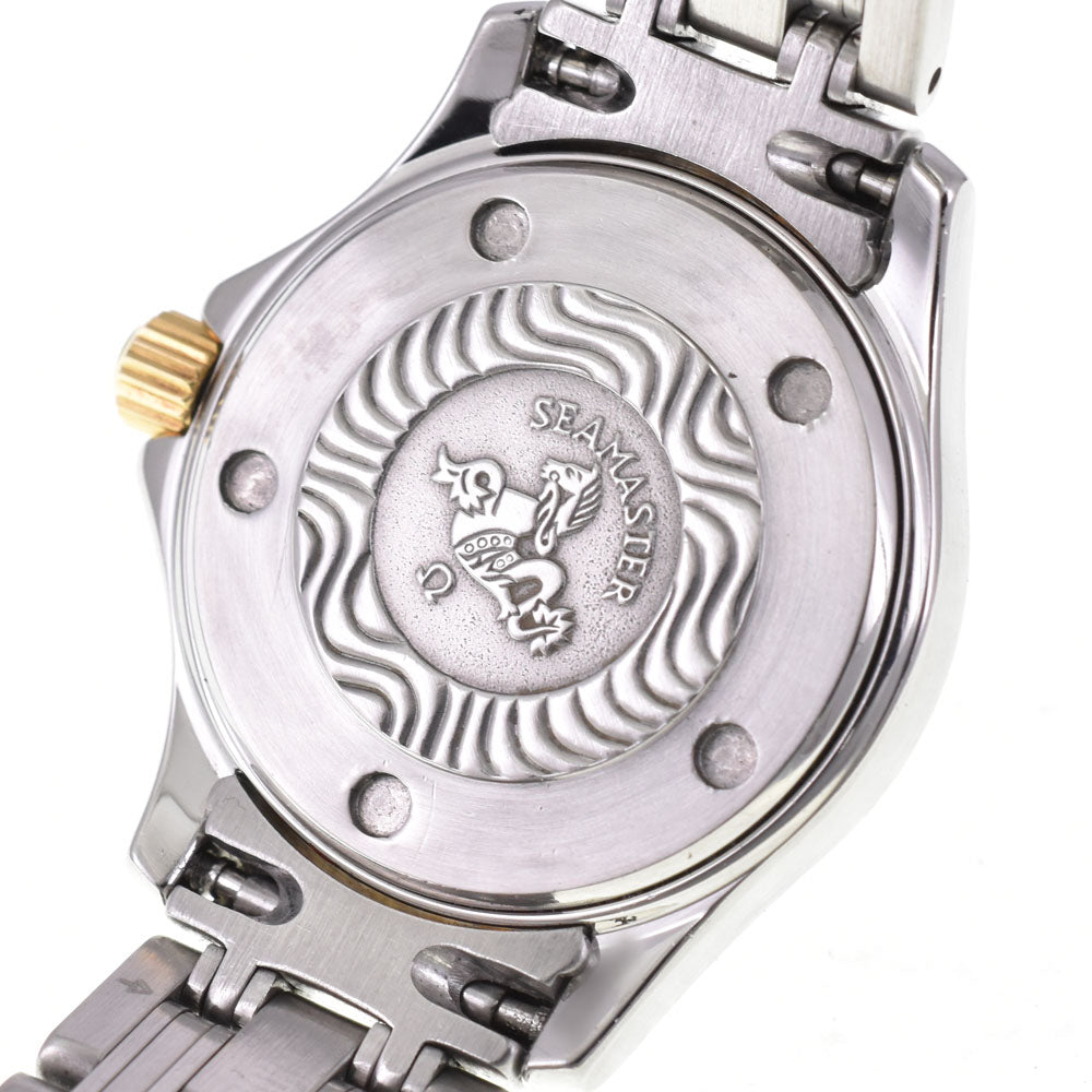 with paper OMEGA Seamaster 120M 2471.20 Date K18YGBezel white Dial Quartz Ladies
 Watch P#143428