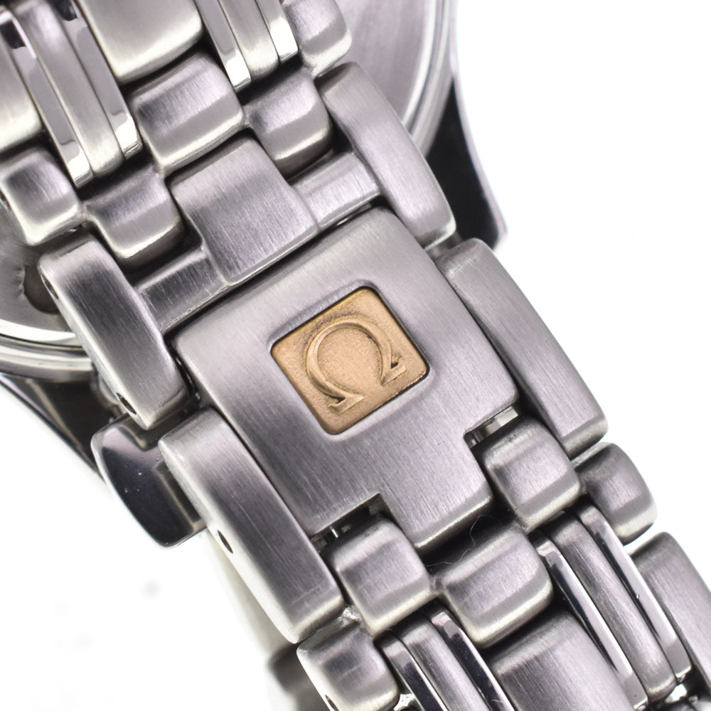 with paper OMEGA Seamaster 120M 2471.20 Date K18YGBezel white Dial Quartz Ladies
 Watch P#143428