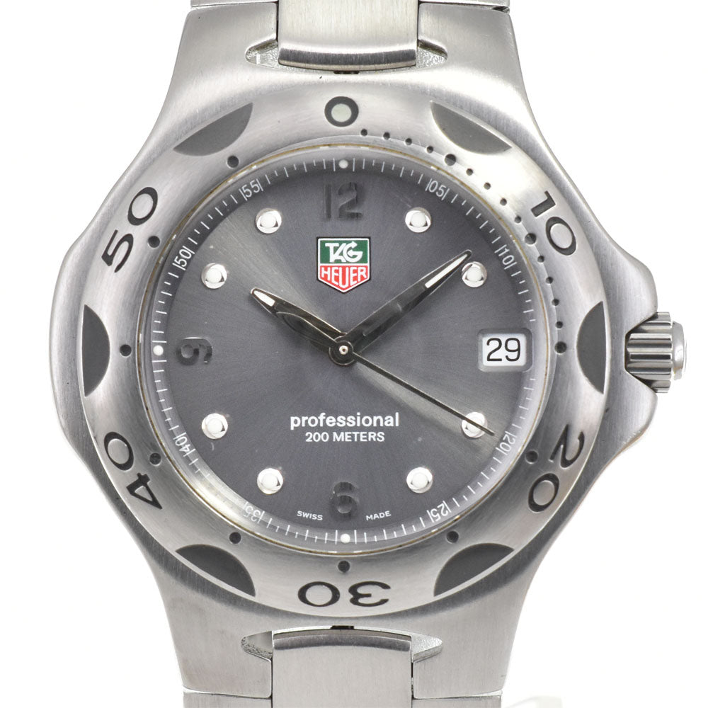 with paper TAG HEUER Kylium WL1111-0 Date gray Dial Quartz Men's
 Watch O#143431