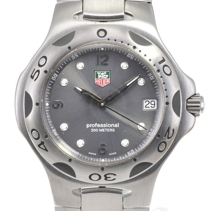 with paper TAG HEUER Kylium WL1111-0 Date gray Dial Quartz Men's
 Watch O#143431