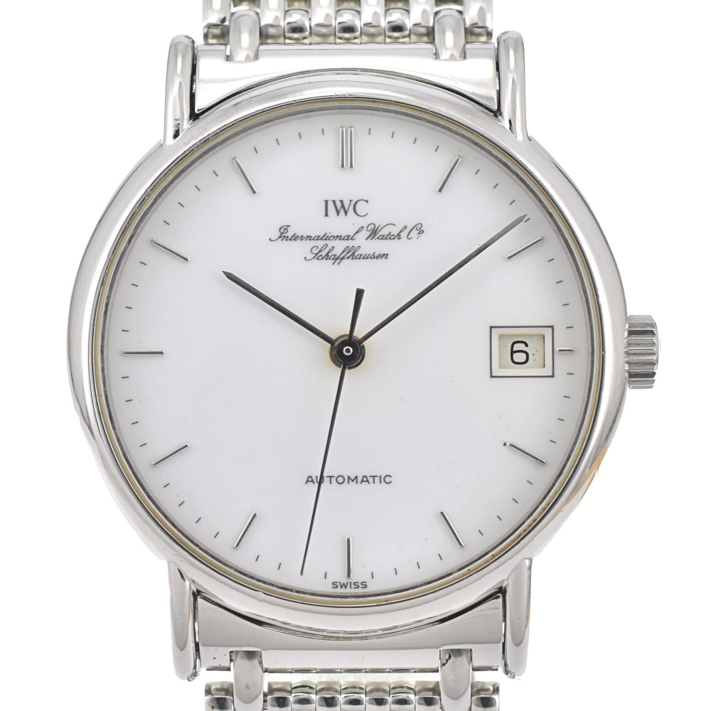 IWC SCHAFFHAUSEN Portofino Date IW351318 vintage white Dial Automatic Men's
 Watch O#143432