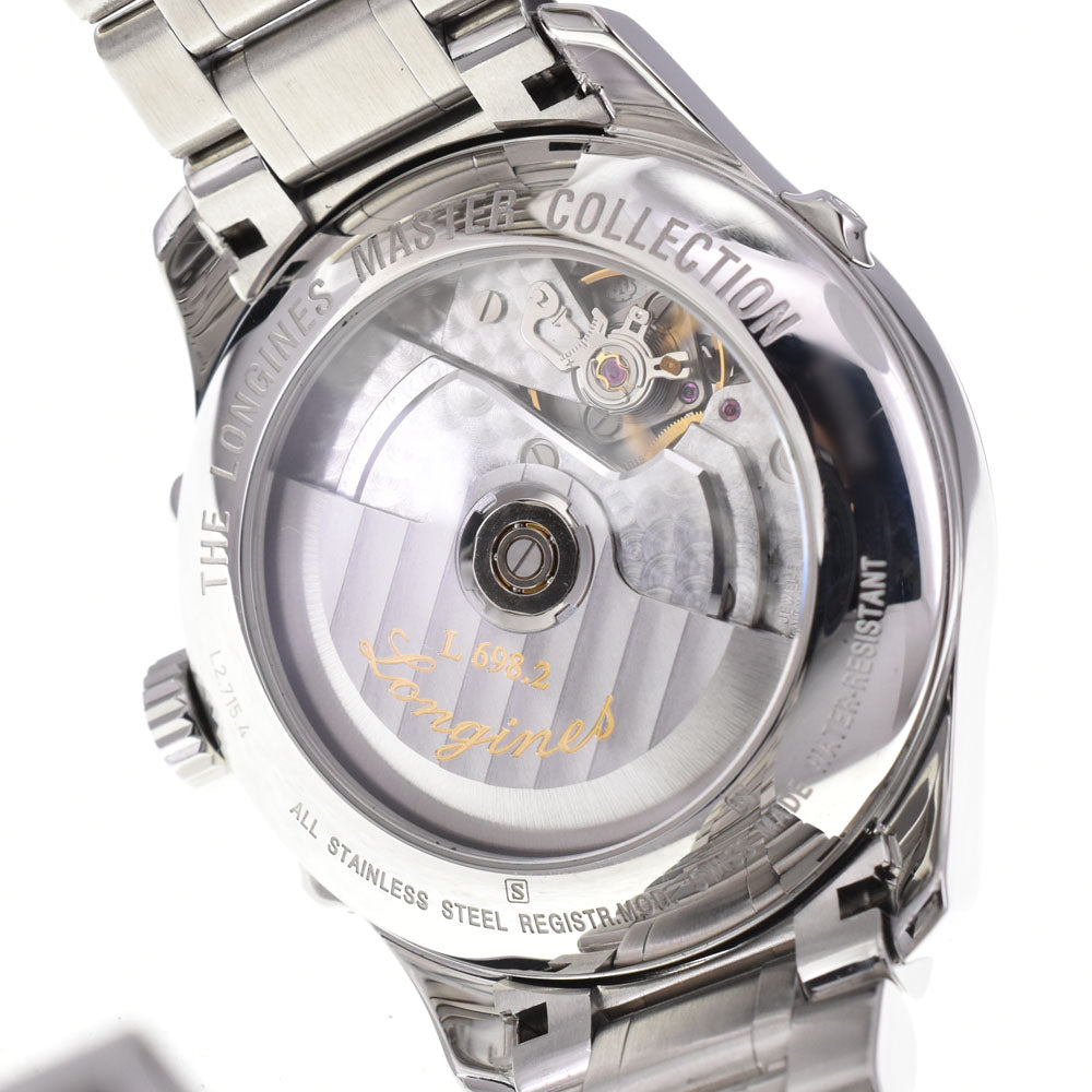 with paper LONGINES Master Collection Retrograde L2.715.4 Silver Dial Automatic Men's
 Watch Q#143438