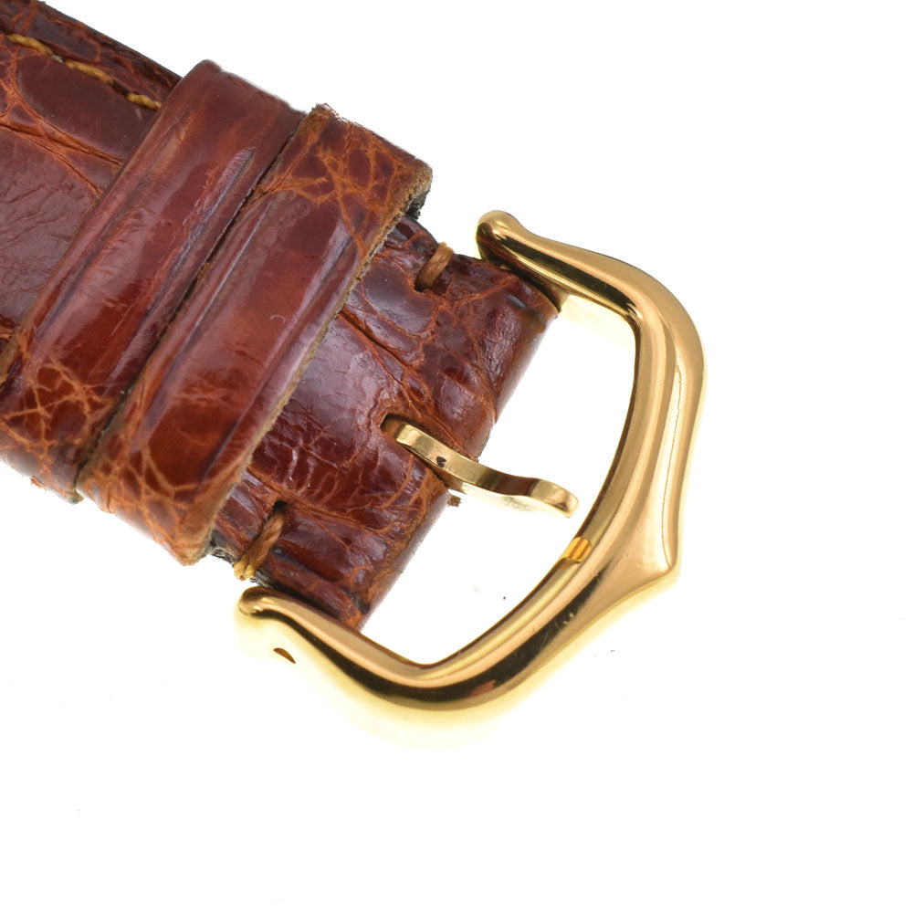 CARTIER Must tank Vermeille W1002753 SV925 (Gold Plated) / Leather gold Dial Quartz Unisex
 Watch R#143440