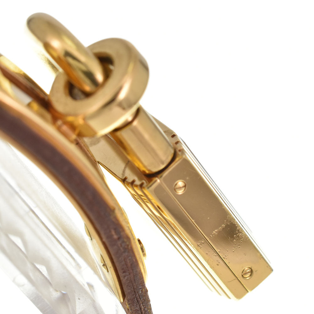 HERMES Kelly watch Gold Plated / Leather gold Dial Quartz Ladies
 Watch R#143441