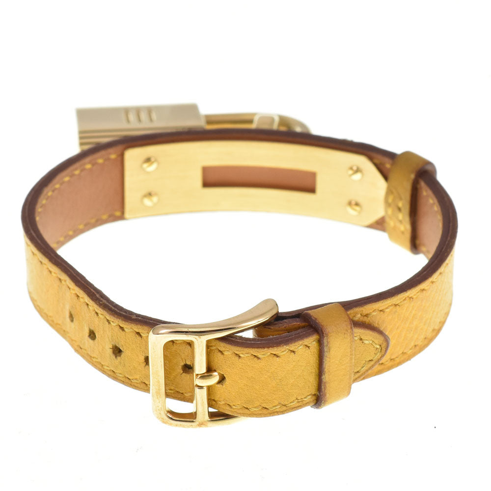 HERMES Kelly watch Gold Plated / Leather gold Dial Quartz Ladies
 Watch R#143441