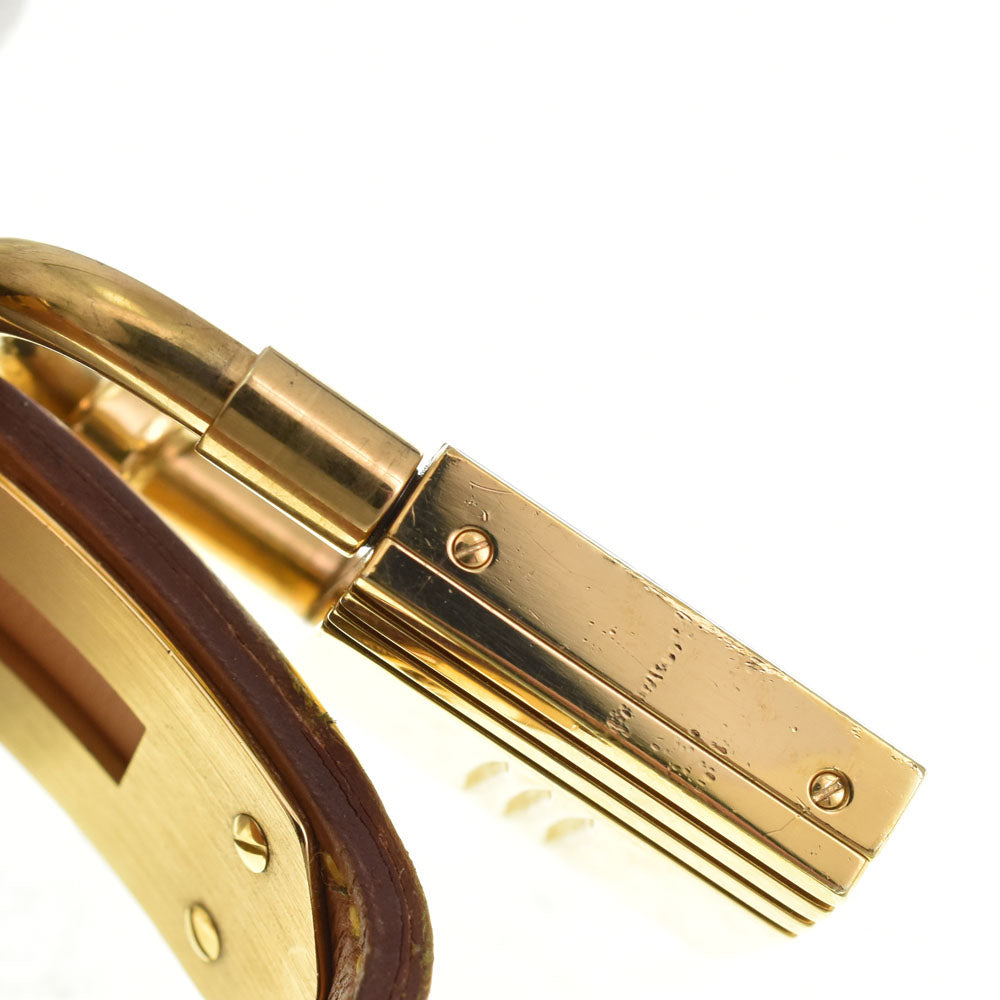 HERMES Kelly watch Gold Plated / Leather gold Dial Quartz Ladies
 Watch R#143441