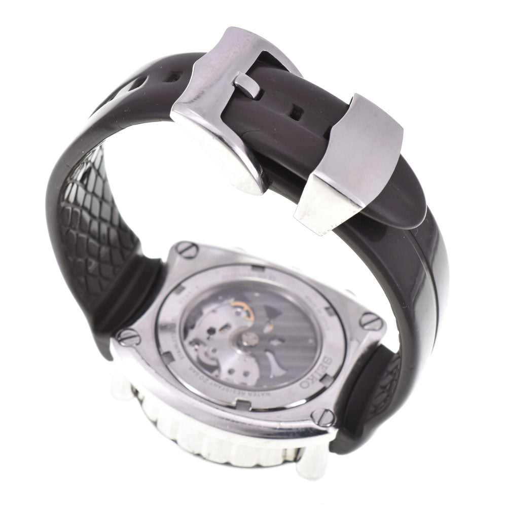 with paper SEIKO Galante SBLA027/5R86-0AA0 Chronograph Date Bordeaux Dial Spring drive Men's
 Watch Q#143442