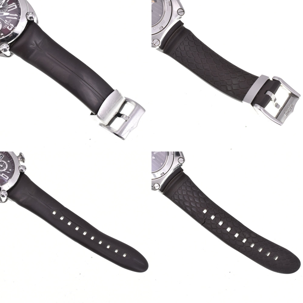 with paper SEIKO Galante SBLA027/5R86-0AA0 Chronograph Date Bordeaux Dial Spring drive Men's
 Watch Q#143442