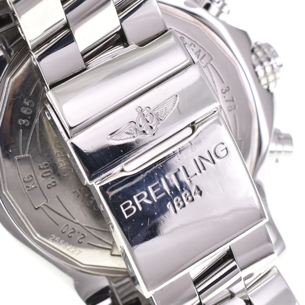with paper BREITLING Super avenger A13370 Chronograph Date white Dial Automatic Men's
 Watch P#143444