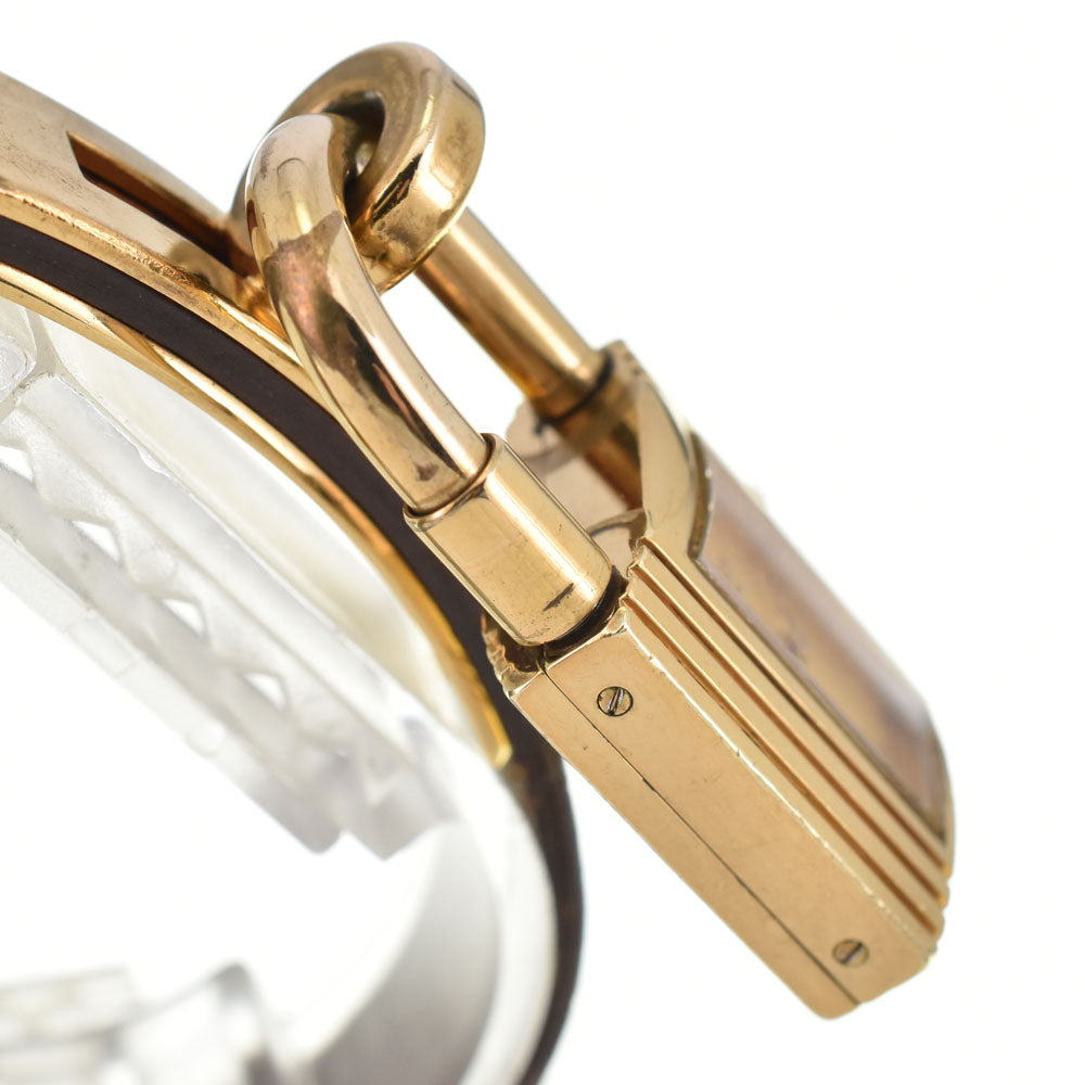 HERMES Kelly watch Gold Plated / Leather gold Dial Quartz Ladies
 Watch R#143446