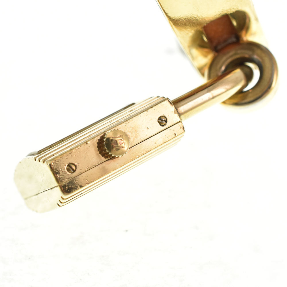 HERMES Kelly watch Gold Plated / Leather gold Dial Quartz Ladies
 Watch R#143446