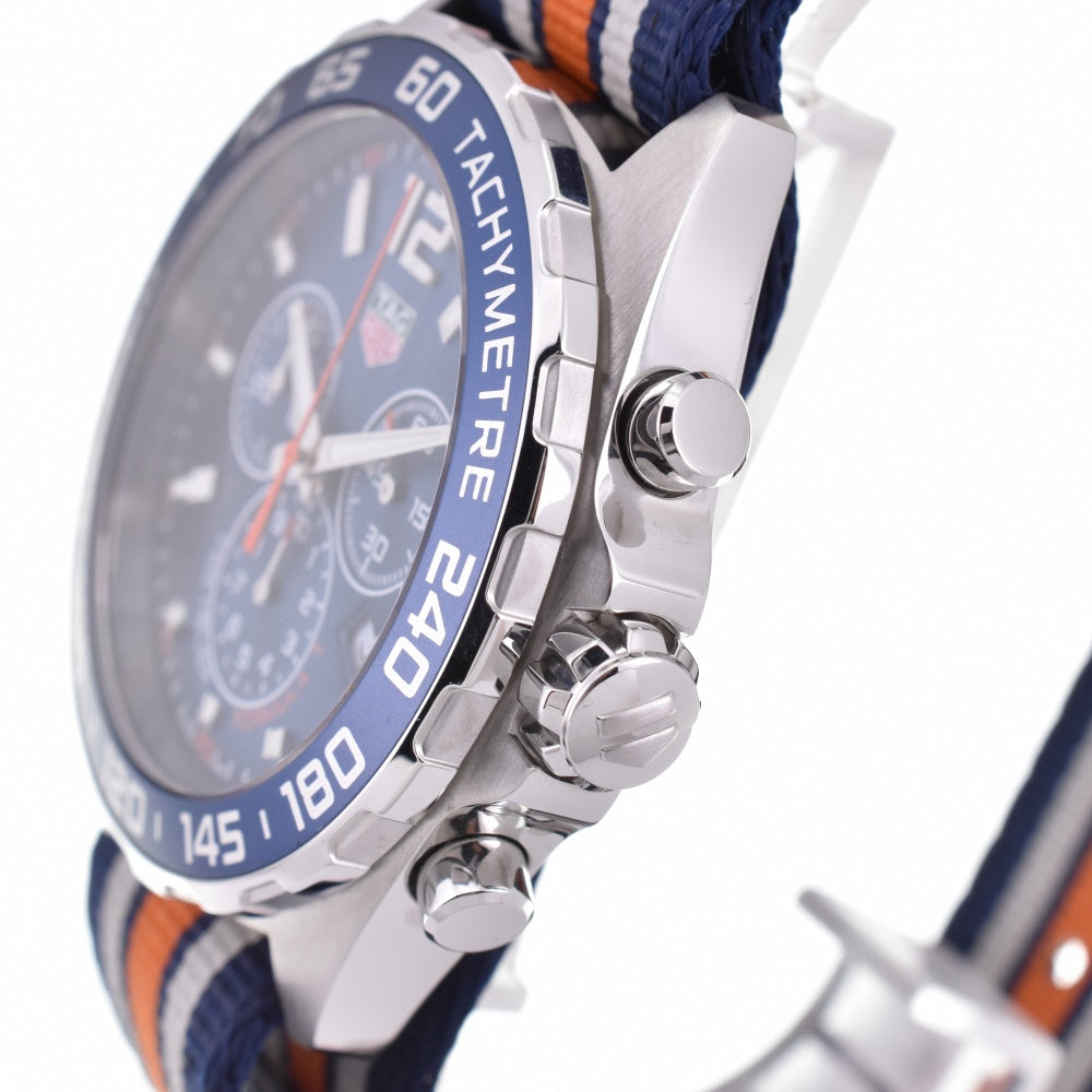 with paper TAG HEUER Formula 1 CAZ1014.FC8196 Chronograph Date blue Dial Quartz Men's
 Watch O#143447