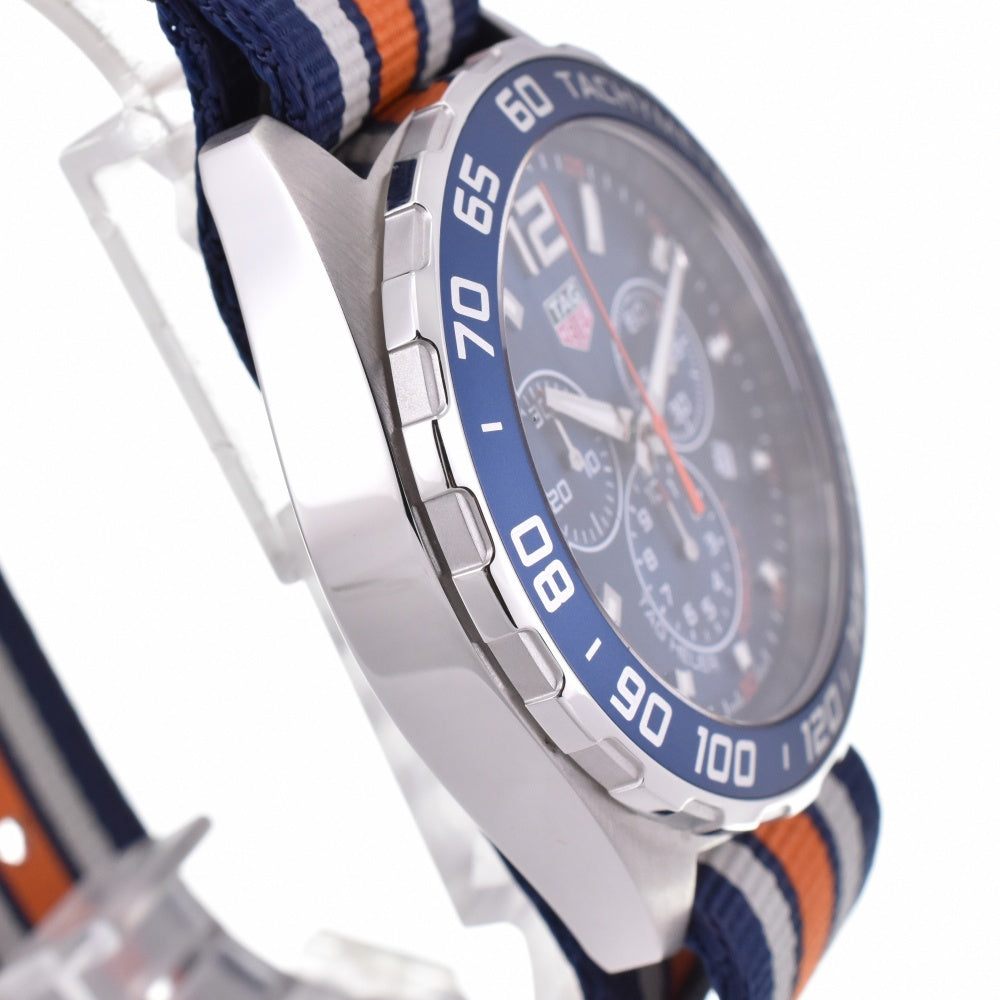 with paper TAG HEUER Formula 1 CAZ1014.FC8196 Chronograph Date blue Dial Quartz Men's
 Watch O#143447