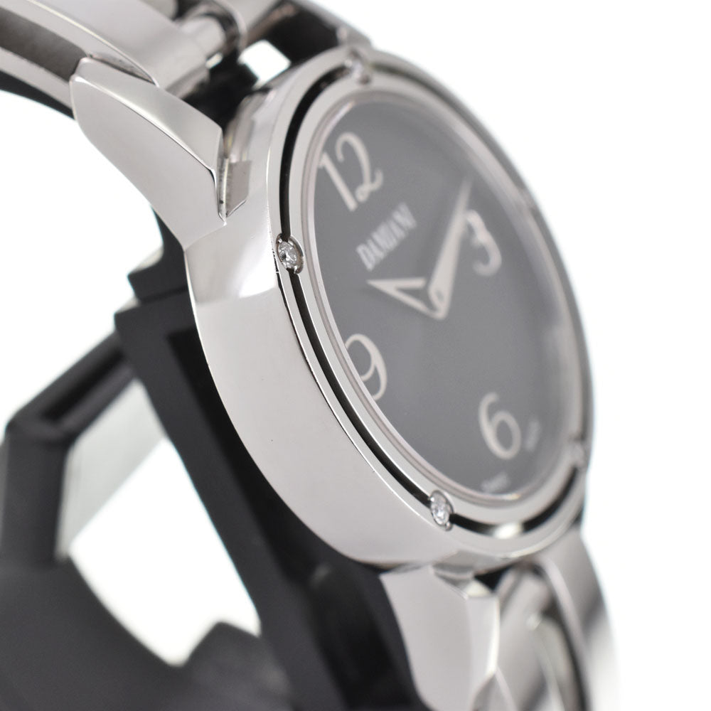 Damiani D-side DS006 5P diamond bezel black Dial Quartz Ladies
 Watch R#143450