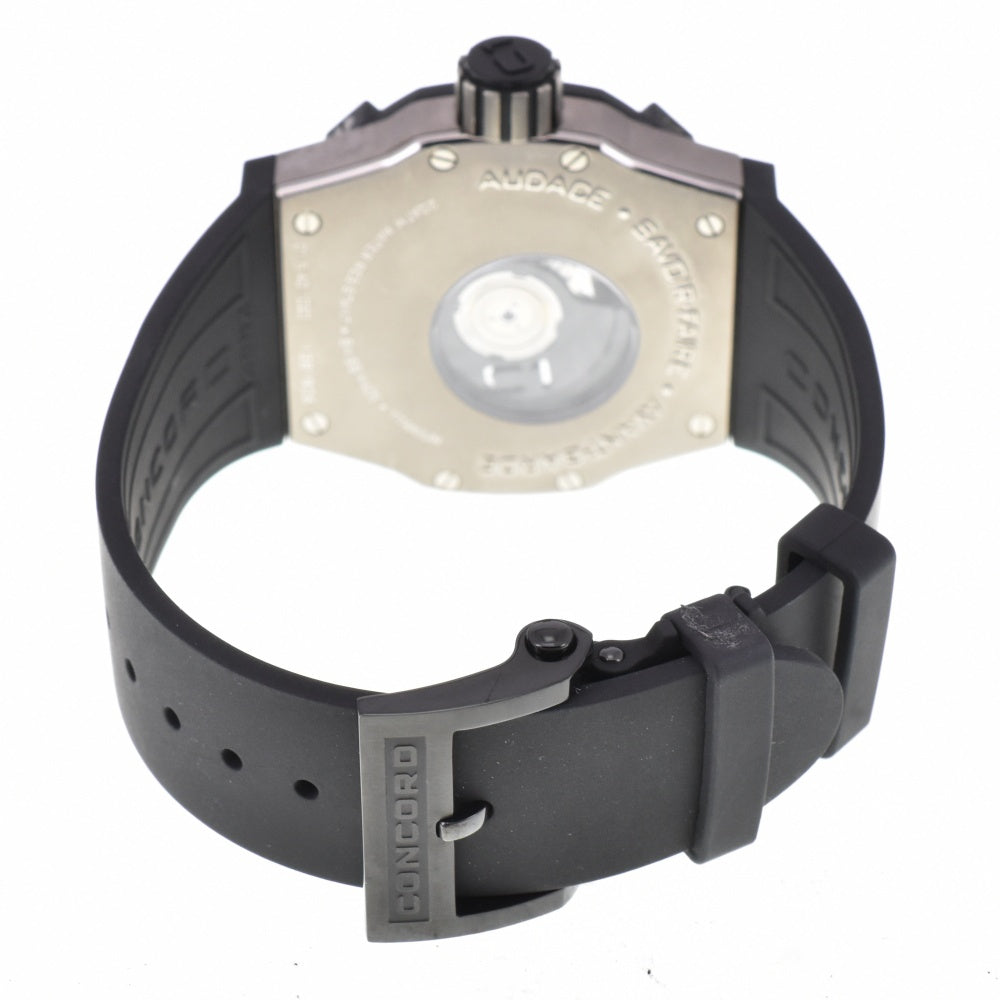 with paper Concord C1 01.5.40.1020 Retrograde Day Date black Dial Automatic Men's
 Watch O#143453