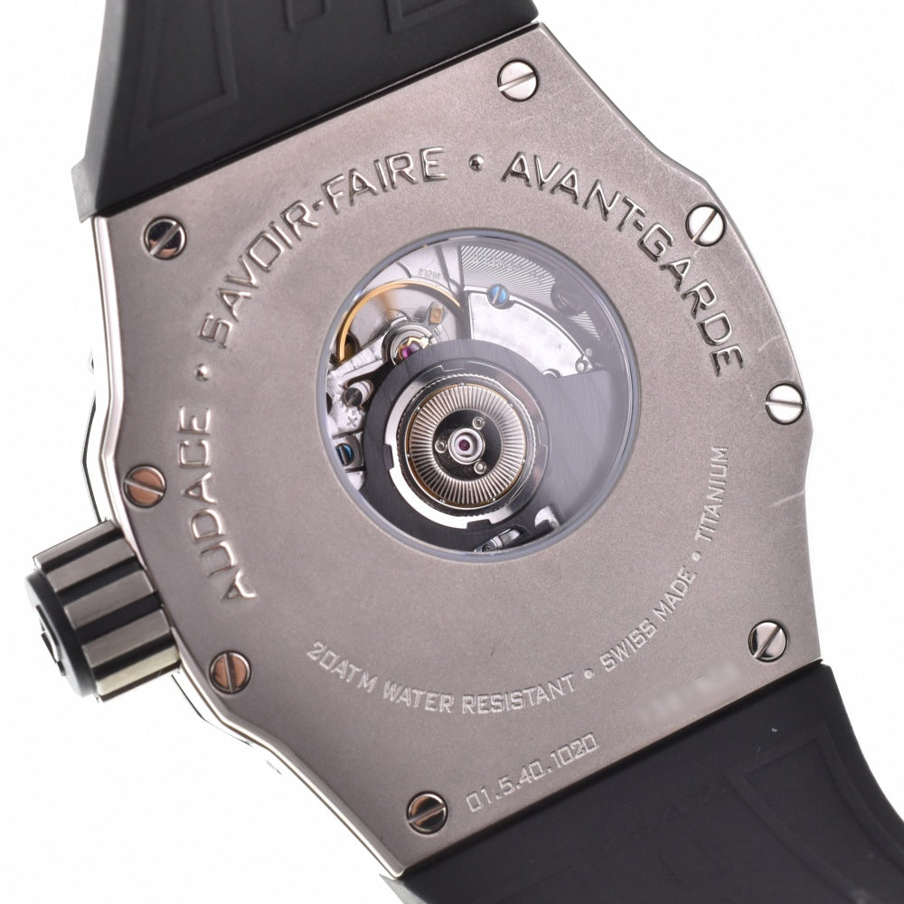 with paper Concord C1 01.5.40.1020 Retrograde Day Date black Dial Automatic Men's
 Watch O#143453