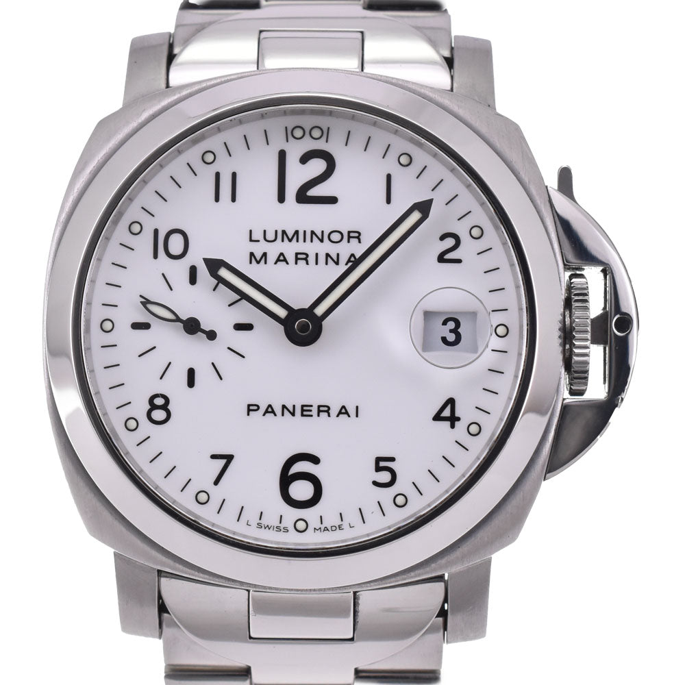 PANERAI Luminor Marina PAM00051 Small second date white Dial Automatic Men's
 Watch R#143459